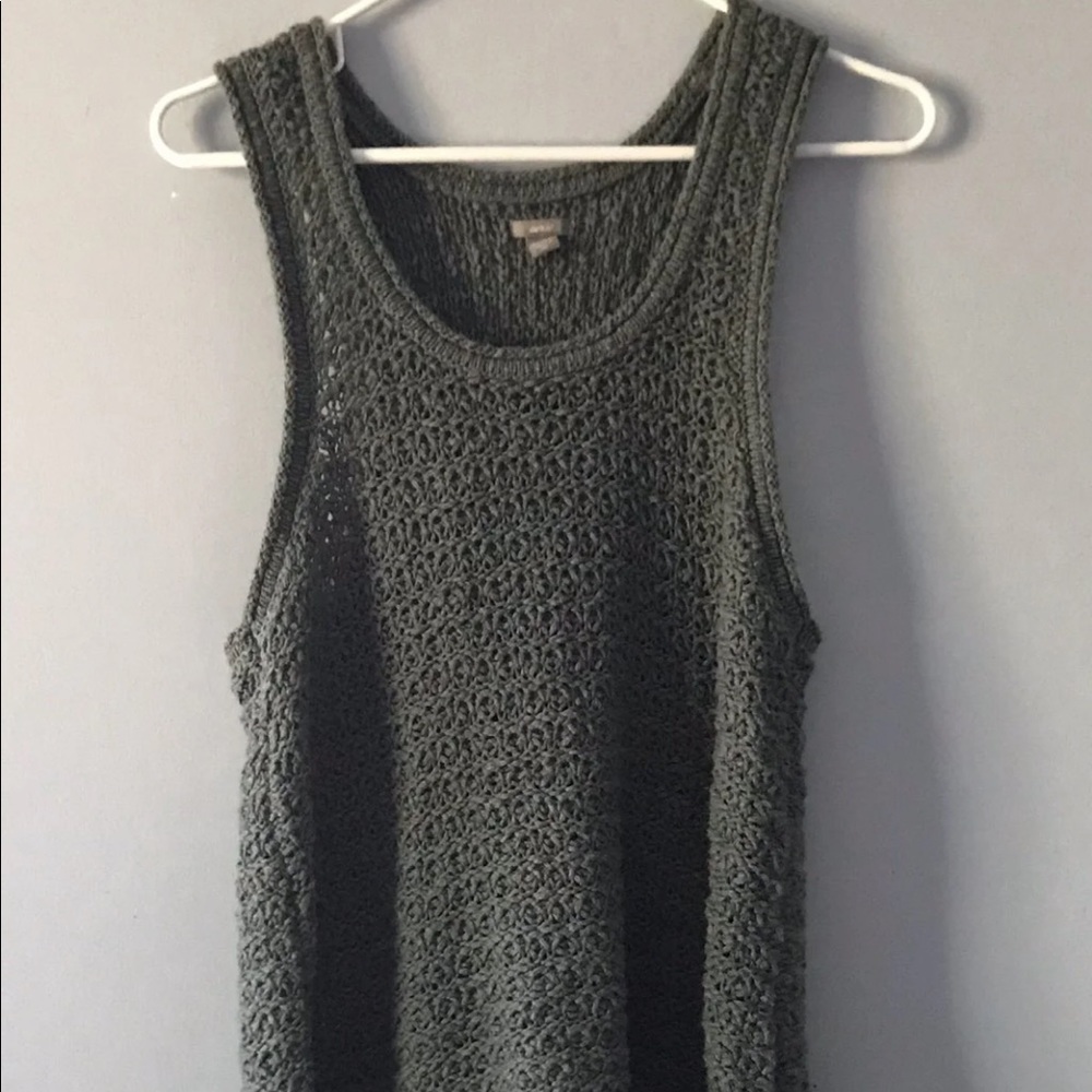 Knit tank top